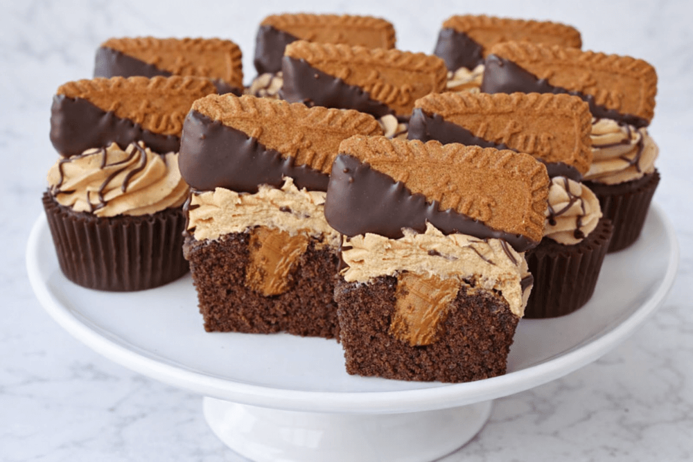 Muffinki czekoladowe lotus