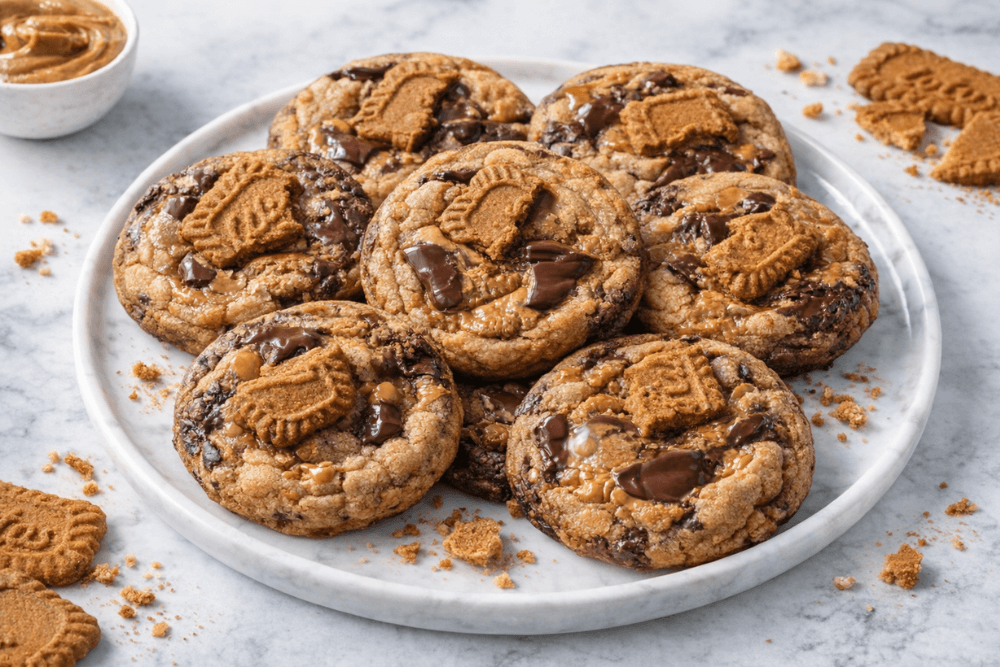 ciastka lotus z czekoladą