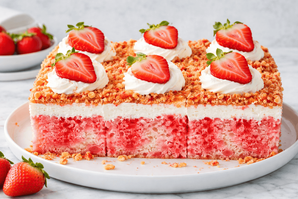 Ciasto wiosenne z truskawkami