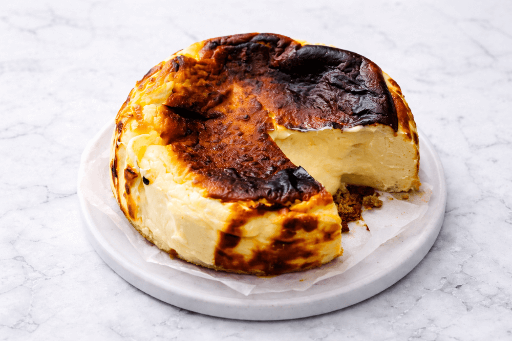 Sernik keto baskijski