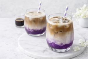 Ube latte