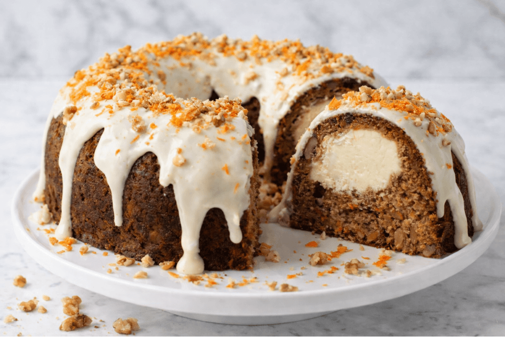 Babka serowa marchewkowa