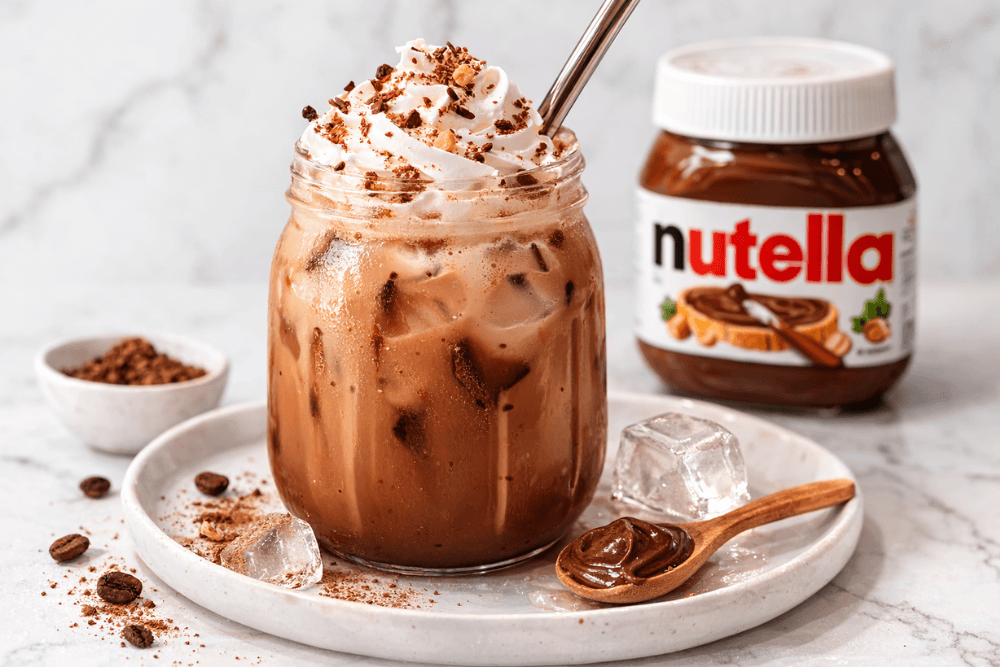 Kawa mrożona nutella