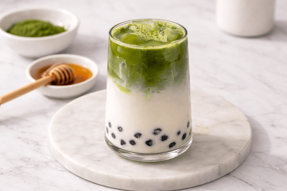 Bubble tea matcha