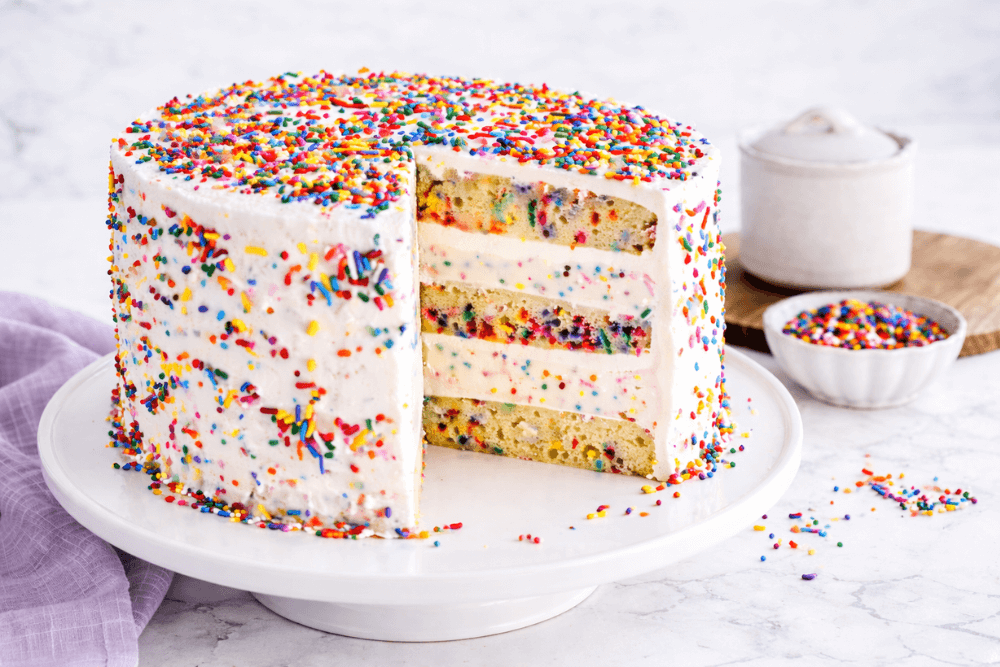 Funfetti tort lodowy