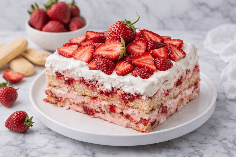 tiramisu truskawkowe